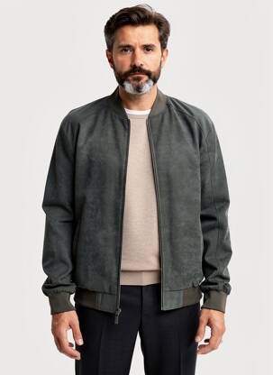 Blouson poches vert TERRITOIRE D'HOMME homme