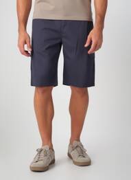 Bermuda stretch taille normale bleu LUIGI MORINI homme