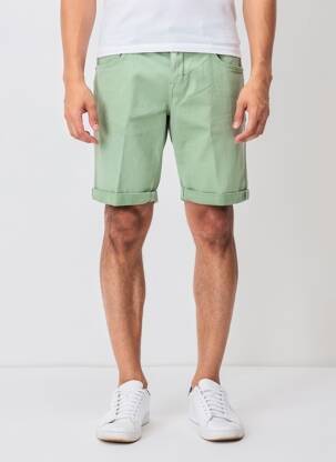 Bermuda stretch taille normale vert MUSTANG homme