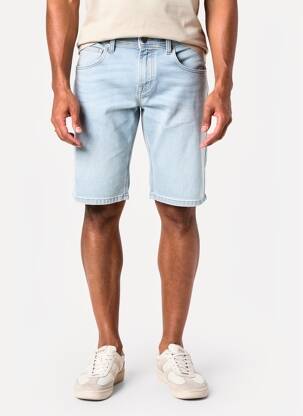 Bermuda stretch taille normale bleu MUSTANG homme