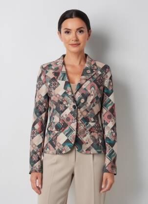 Blazer coupe cintrée beige PAKO LITTO femme
