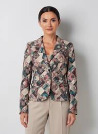Blazer coupe cintrée beige PAKO LITTO femme