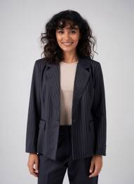 Blazer finition intérieure doublée bleu PAKO LITTO femme