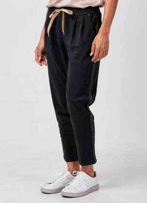 Pantalon 7/8 taille élastique noir PAKO LITTO femme