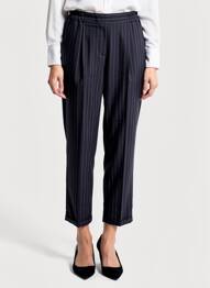 Pantalon 7/8 taille élastique noir PAKO LITTO femme