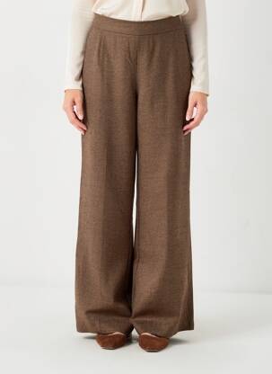 Pantalon large poches taille normale marron ATTIC AND BARN femme