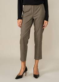Pantalon 7/8 taille élastique taille normale beige DIEGA femme