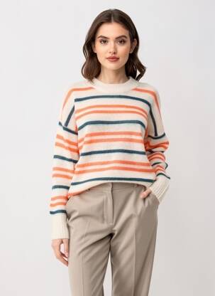 Pull coupe droite manches longues beige MARANT ETOILE femme