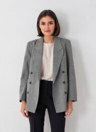 Blazer poches gris BELLE PIÈCE femme