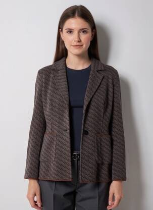 Blazer poches gris SIYU femme