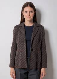 Blazer poches gris SIYU femme