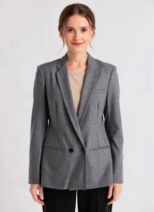 Blazer poches gris FORTE-FORTE femme