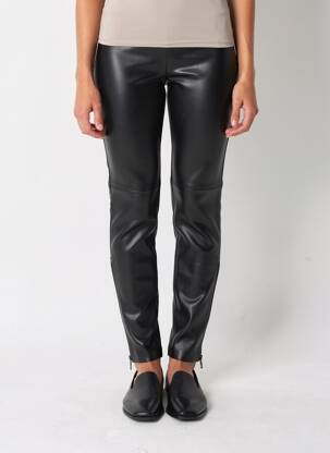 Legging tissage simili-cuir taille normale noir ARTLOVE femme