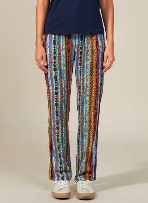 Pantalon droit taille élastique taille normale bleu J.STARS femme