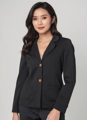 Blazer poches noir TELMAIL femme