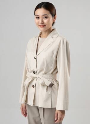 Blazer poches beige MAX MARA femme