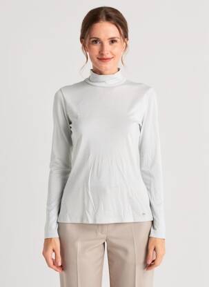 Sous-pull coupe cintrée manches longues blanc VOODOO femme