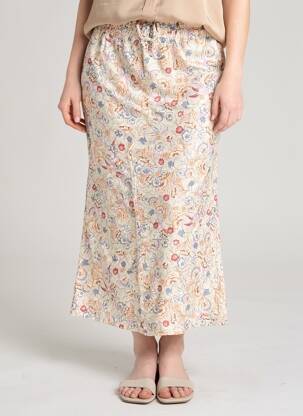 Pantalon large poches taille normale beige BALZAC femme