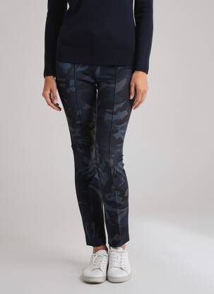 Legging stretch taille normale bleu TONI femme
