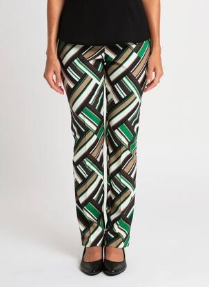 Pantalon slim taille élastique taille normale noir GARDEUR femme