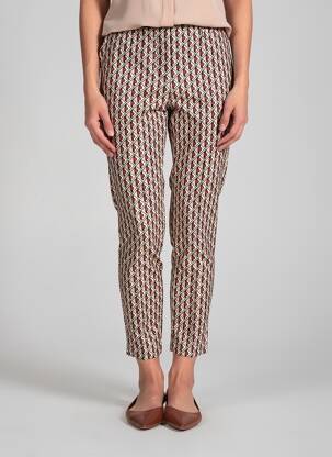Pantalon slim taille élastique taille normale blanc GARDEUR femme