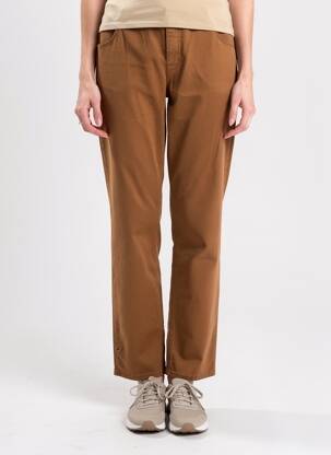 Pantalon droit stretch taille normale marron GARDEUR femme