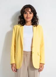 Blazer coupe cintrée jaune SUMMUM femme