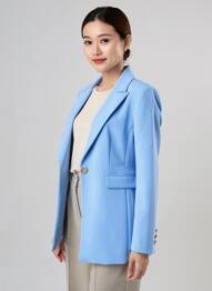 Blazer coupe cintrée bleu BEAUMONT femme