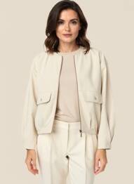 Blouson manches longues beige SUMMUM femme