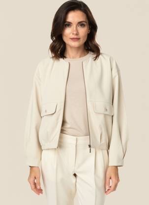 Blouson manches longues beige SUMMUM femme