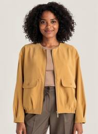 Blouson manches longues marron SUMMUM femme