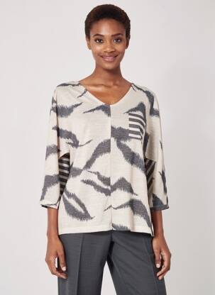 Top manches longues manches longues beige STREET ONE femme
