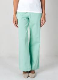 Pantalon flare coupe évasée bleu SURKANA femme