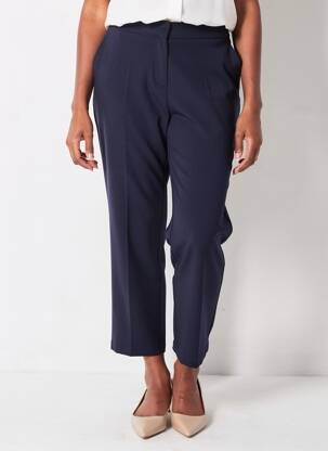 Pantalon slim taille élastique taille normale bleu MCM femme