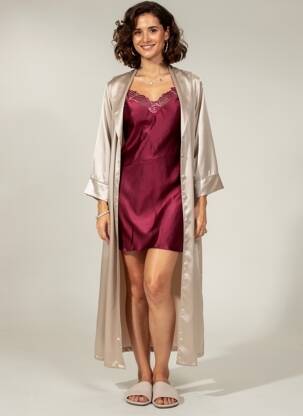 Nuisette/combinette broderie rose CHANTELLE femme