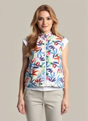 Veste casual coupe cintrée blanc MOLLY BRACKEN femme