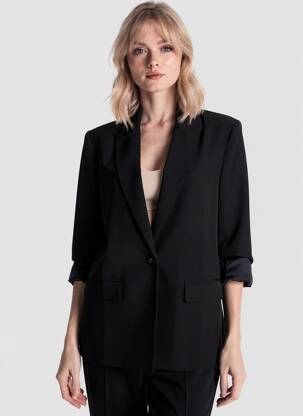 Blazer poches noir AN' GE femme