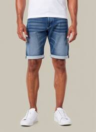Bermuda stretch taille normale bleu DEELUXE homme