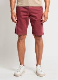 Bermuda taille à pinces taille normale rouge DEELUXE homme