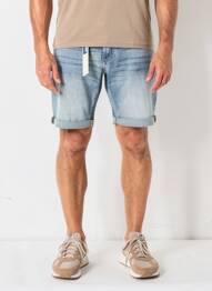 Bermuda stretch taille normale bleu BLEND homme