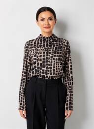 Top stretch manches longues noir JOSEPH RIBKOFF femme