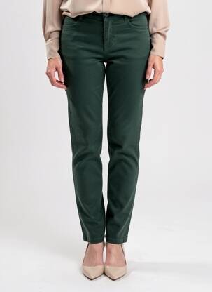 Pantalon slim stretch taille normale vert C'EST BEAU LA VIE femme