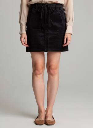 Jupe courte poches noir KAFFE femme