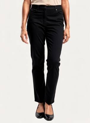 Pantalon slim taille haute taille haute noir BETTY BARCLAY femme
