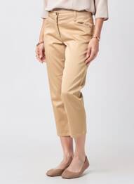 Pantalon 7/8 stretch taille normale beige BETTY BARCLAY femme