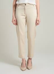 Pantalon 7/8 stretch taille normale beige clair BETTY BARCLAY femme