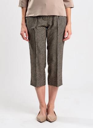 Pantalon 7/8 taille à pinces taille normale noir BETTY BARCLAY femme