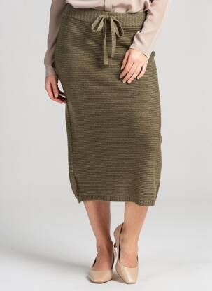 Jupe longue taille normale vert TIFFOSI femme