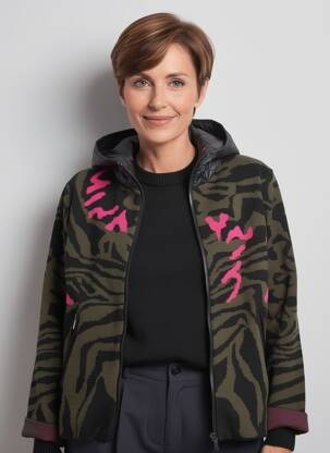 Veste casual poches vert MERI & ESCA femme