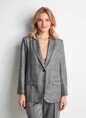 Blazer poches gris SOPHIA femme